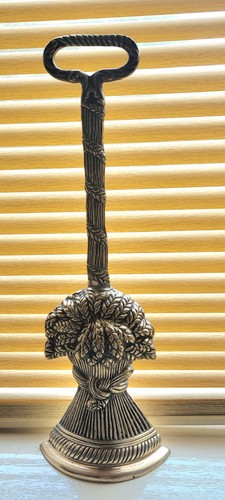 Vintage solid brass wheatsheaf - solid,