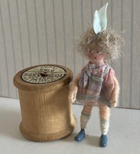 Vintage Collectable Miniature Grecon Dolls House Doll - Young girl