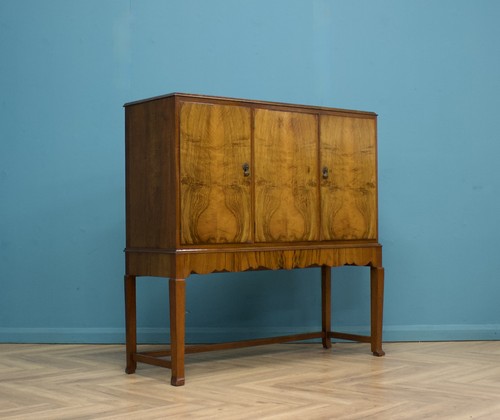 Vintage walnut sideboard - walnut,