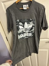 Mens Size S Adidas Grey T