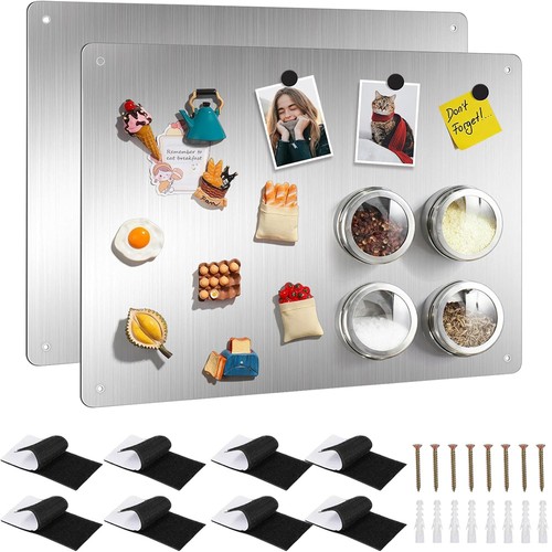Memo board silver magnetic - memo,
