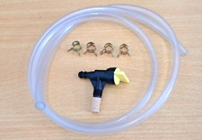 Fuel Tap & Pipe for Qualcast Suffolk Punch 30S 35S 43S Lawnmower E5 fuel 4 CLIPS
