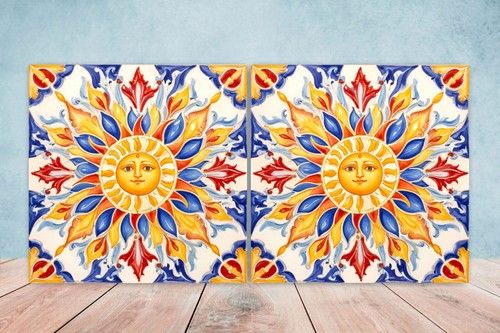 Italian ceramic backsplash - ceramic,