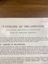 Leak Amplifier Pre Amplifier