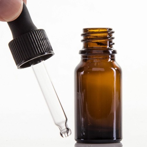 10x 10ml brown amber glass - brown,