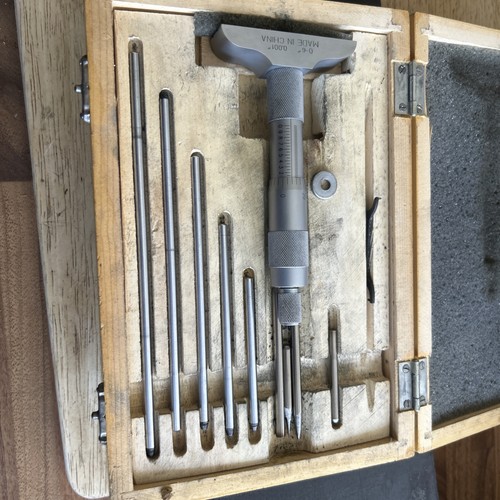 Depth micrometer inch - micrometer,