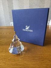 Rare Swarovski Christmas Tree With Red & Yellow Decorations. Original Box & Cert
