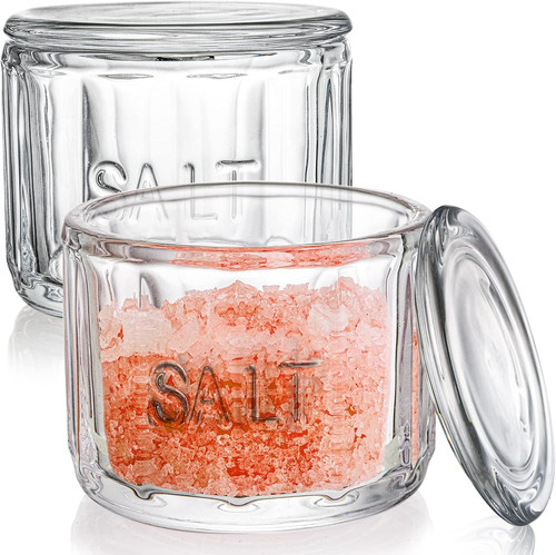 Pack clear glass salt - glass,