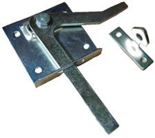 Galvanised Garden Gate Latch Plate 80mm x 80mm Durable Steel -Alberts 210328 New