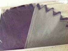 48 peaked edge purple/silver duo favour bonboniere nets. Weddings christenings