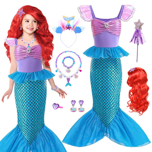 Girls mermaid costume - girls,