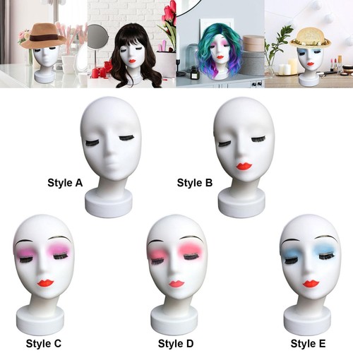 Female mannequin head makeup - head,