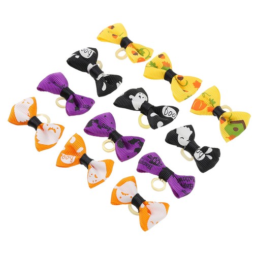 12pcs pet dog hair - hair, bows
