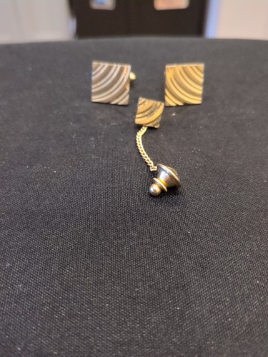 Vintage 70s cufflinks and - 70s,