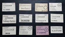 Railway - Luggage Labels - UK Stations Collection - GNR - LNER