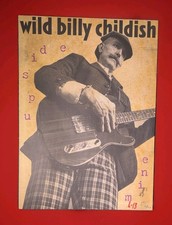 ​?wild billy childish upside mine Gig Poster Hand Signed Limited Edition 100.​