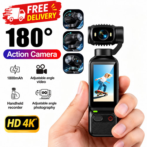 Action camera 180 - 4k,