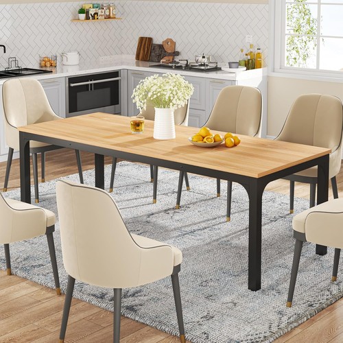 200cm rectangular dining table - 200cm,