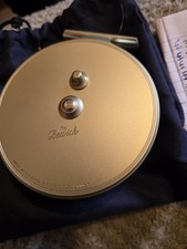 FLY TROUT SALMON FISHING TACKLE - GREYS THE BEWICK,  CENTRE PIN REEL + POUCH