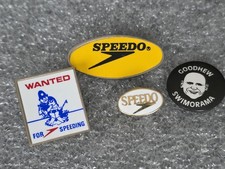 Speedo Vintage 4 Pin Badges