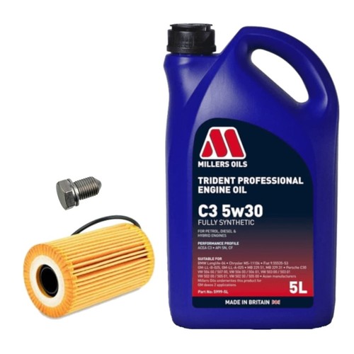 Oil change service kit - service, +