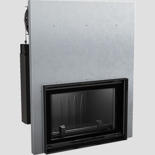Cast iron fireplace - ,