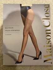 Nylon Stockings Caramel Size 3 15 Denier Maison close