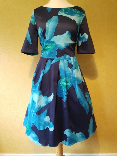 Coast dress blue fit - 16,