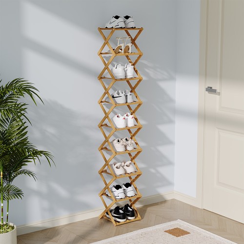 Tier foldable vertical shoe - tier,