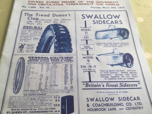 Swallow sidecars model 11 - swallow,