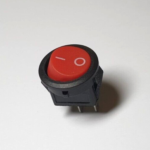 Red black off round - /,