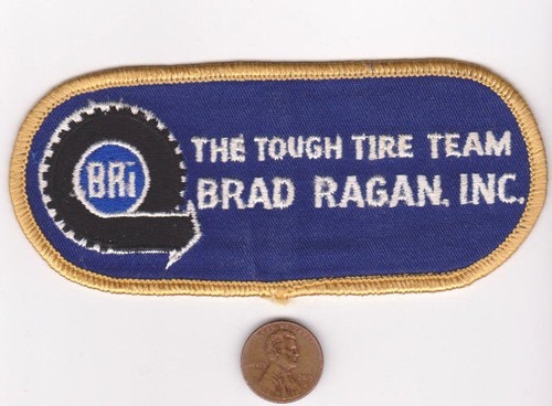 Vtg brad ragan inc patch - ragan,