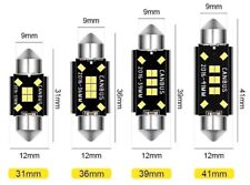 Car Festoon White LED 2016SMD Light Bulbs Interior C5W Bulbs 12v 31/36/39/41mm