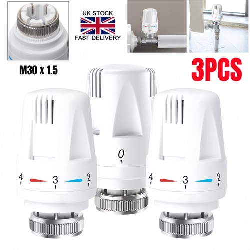 Thermostatic radiator valve - 3x,