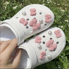 Croc Charms Jibbitz Pink Bow &