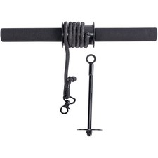 Forearm Wrist Roller Hand Arm Trainer Grip Strength Exercise Bar Muscle Fitness 