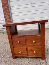 Solid Wood Square Coffee / Side Table with Drawers