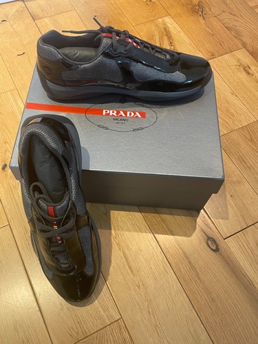 Patent leather prada shoes - leather,