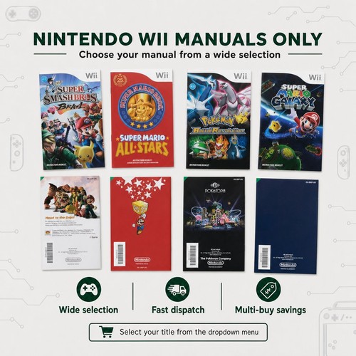Nintendo wii instruction - nintendo,