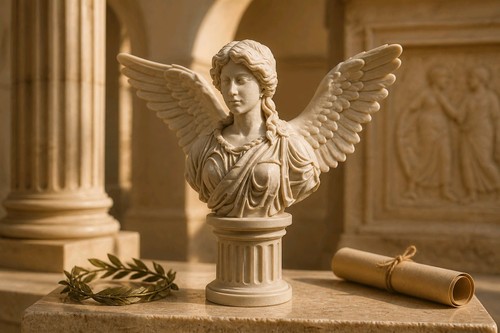 Roman style angel bust - roman, a