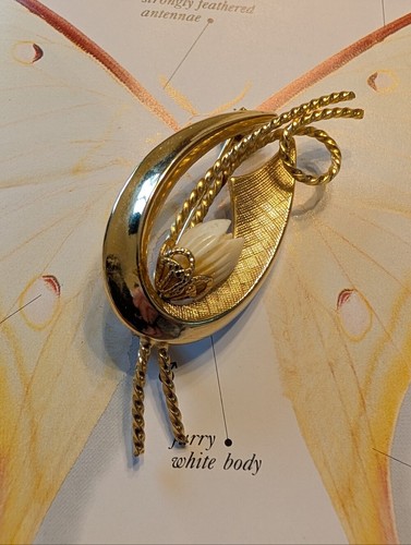 Vintage gold plated floral - vintage,