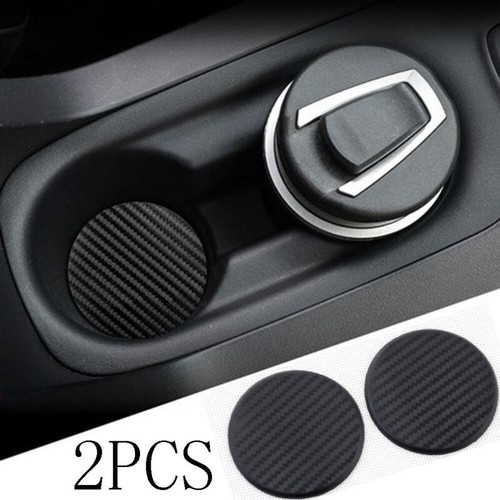 2pcs black carbon fiber car - 2pcs,