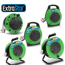 Extension Cable 5M/10M/15M/25M/50M 4 Socket Gang Way Extension Reel Lead Socket