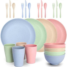 Unbreakable Wheat Straw Plates