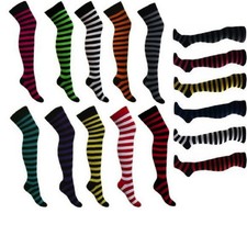 🧦 Colourful Striped Long