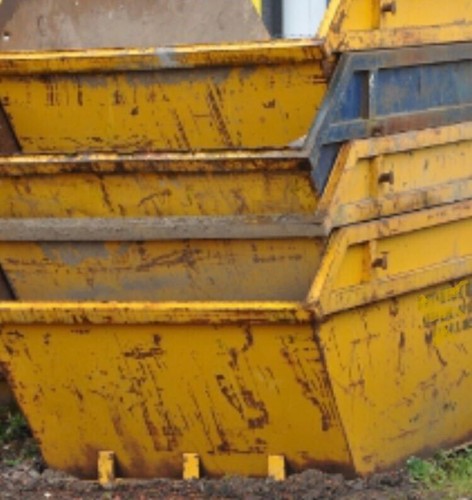 Builders skips waste - builders, skips,