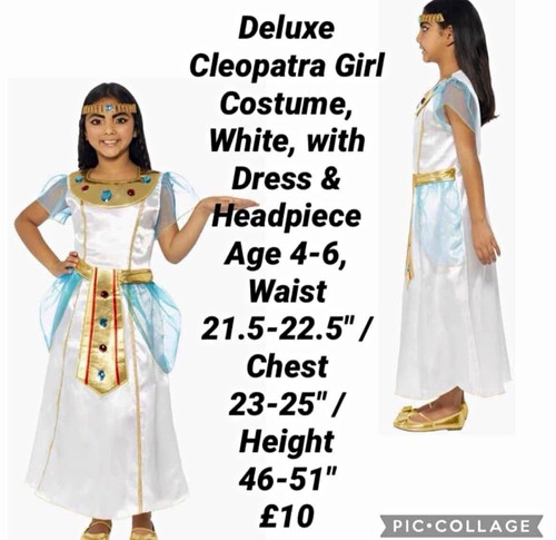 Deluxe cleopatra girls costume - deluxe,
