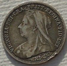 1901 Queen Victoria Old Veiled