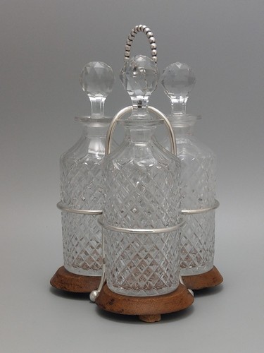 Antique triple tantalus - antique,