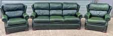 Chesterfield Green Leather
